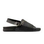 BRAIDED LEATHER COMFORT SANDAL - Hi-Street
