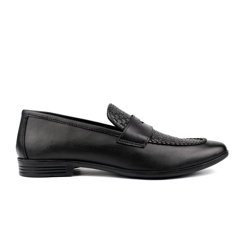 BRAIDED LEATHER FORMAL SHOES - Hi-Street