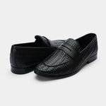BRAIDED LEATHER FORMAL SHOES - Hi-Street