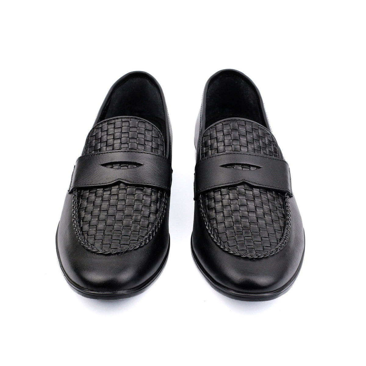 BRAIDED LEATHER FORMAL SHOES - Hi-Street