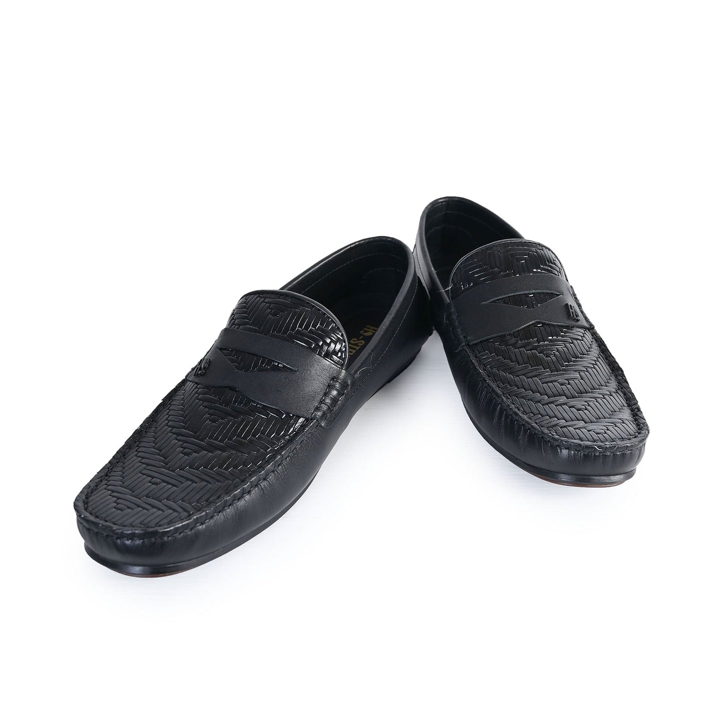 BRAIDED LEATHER MOCCASINS - Hi-Street