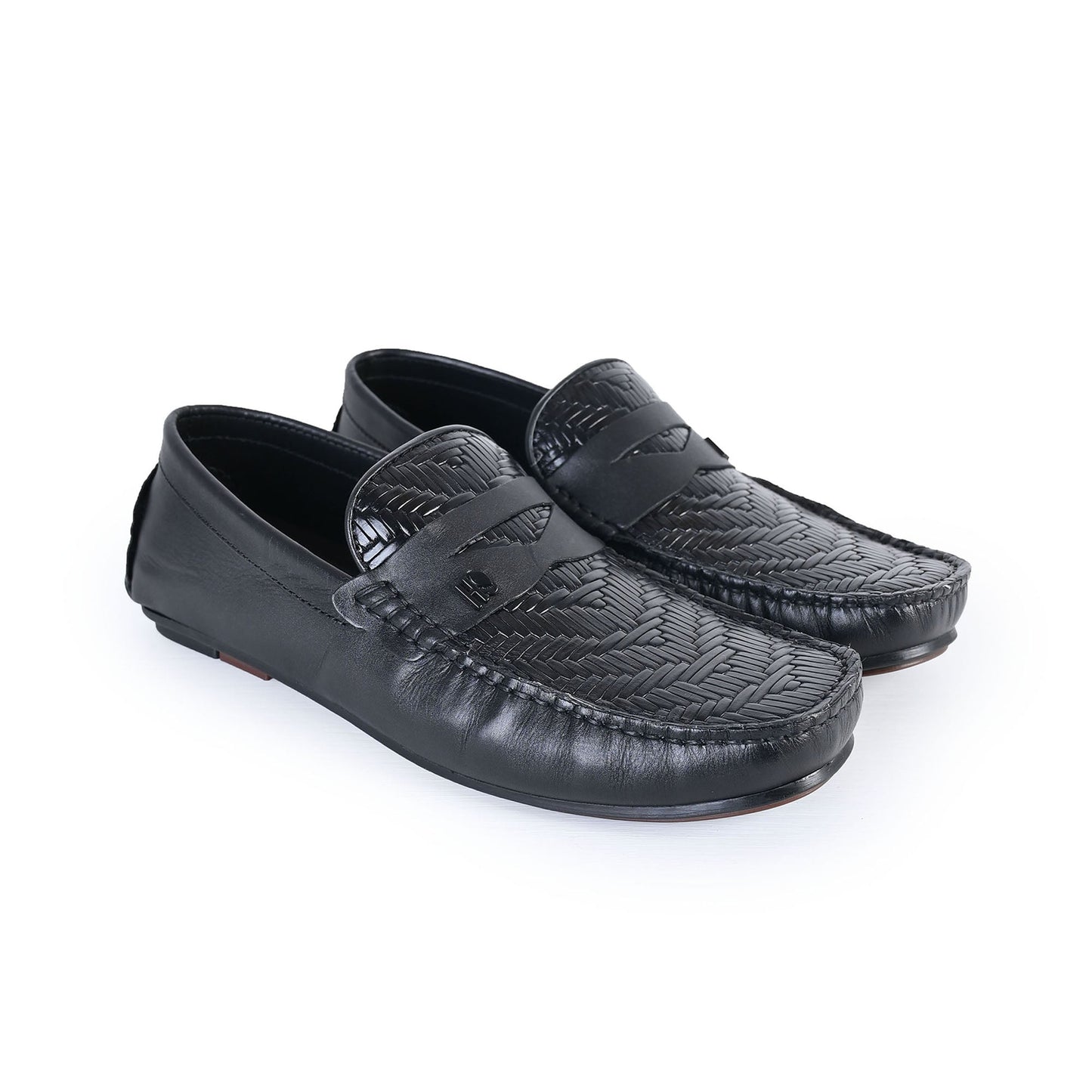 BRAIDED LEATHER MOCCASINS - Hi-Street