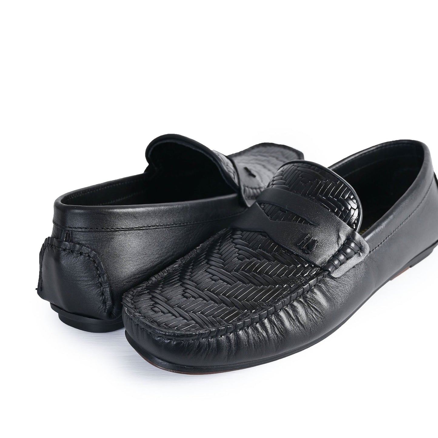 BRAIDED LEATHER MOCCASINS - Hi-Street