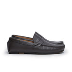BROWN MILT LEATHER MOCCASIN - Hi-Street