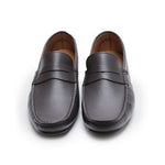 BROWN MILT LEATHER MOCCASIN - Hi-Street