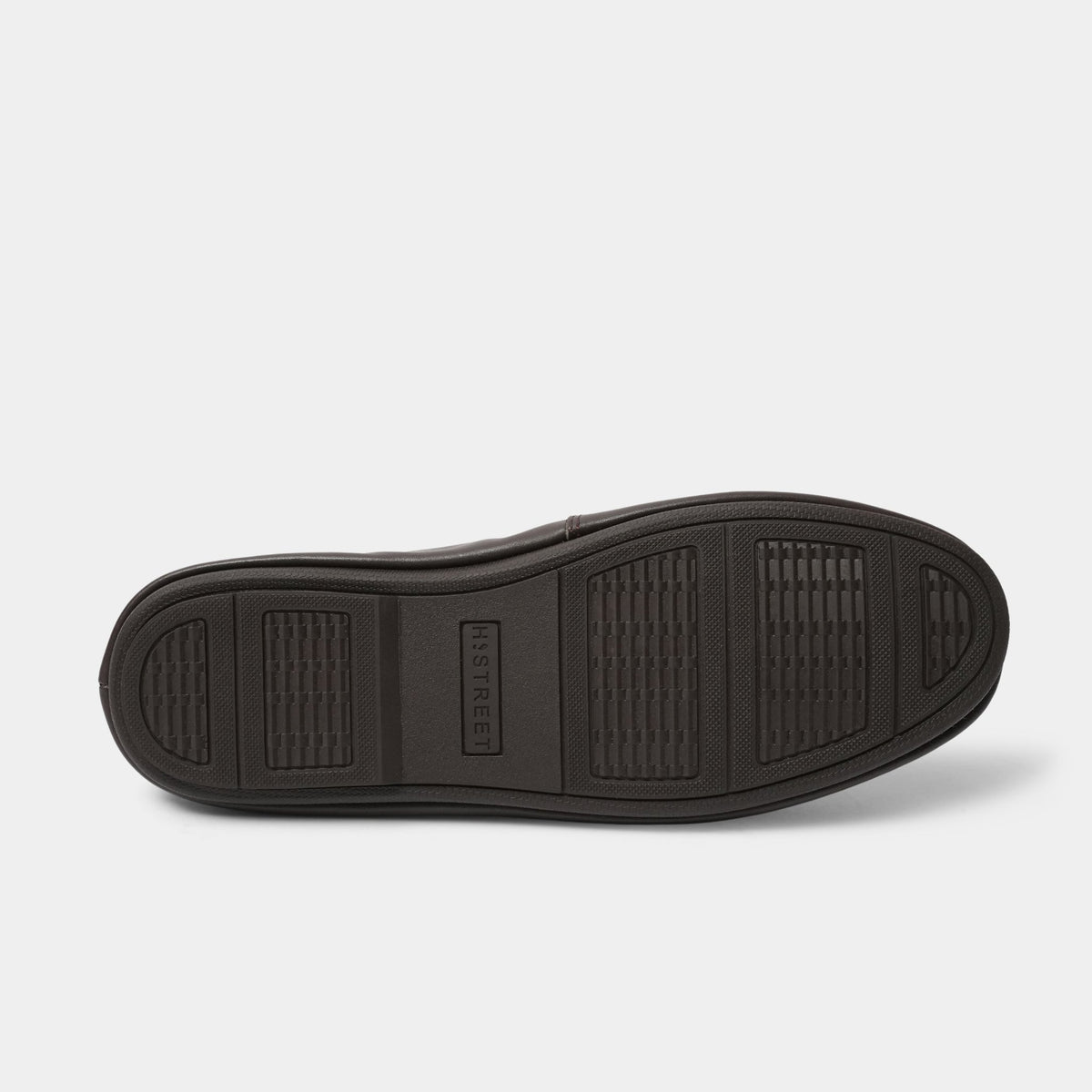 BROWN PLAIN LEATHER LOAFER - Hi-Street