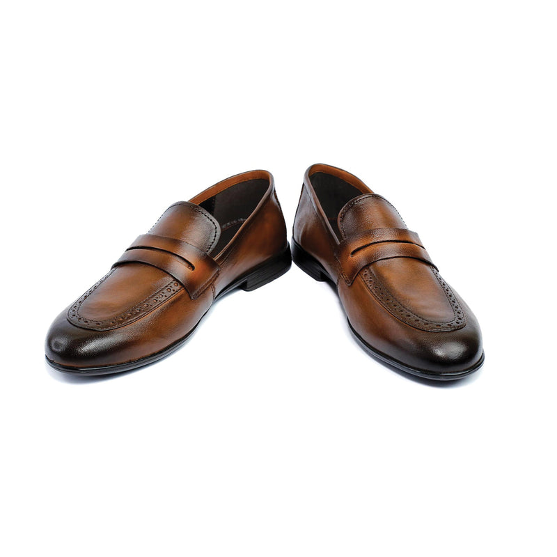 BROWN SHEEP LEATHER SHOES - Hi-Street