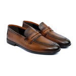 BROWN SHEEP LEATHER SHOES - Hi-Street