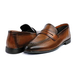 BROWN SHEEP LEATHER SHOES - Hi-Street