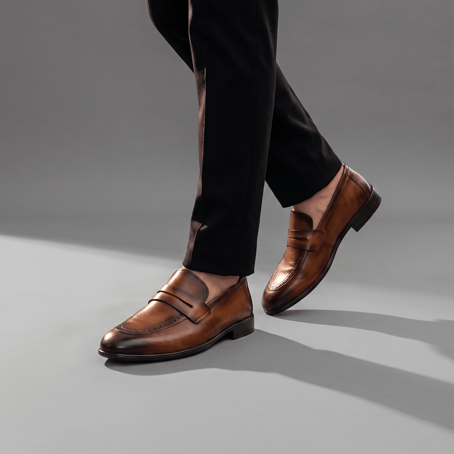 BROWN SHEEP LEATHER SHOES - Hi-Street
