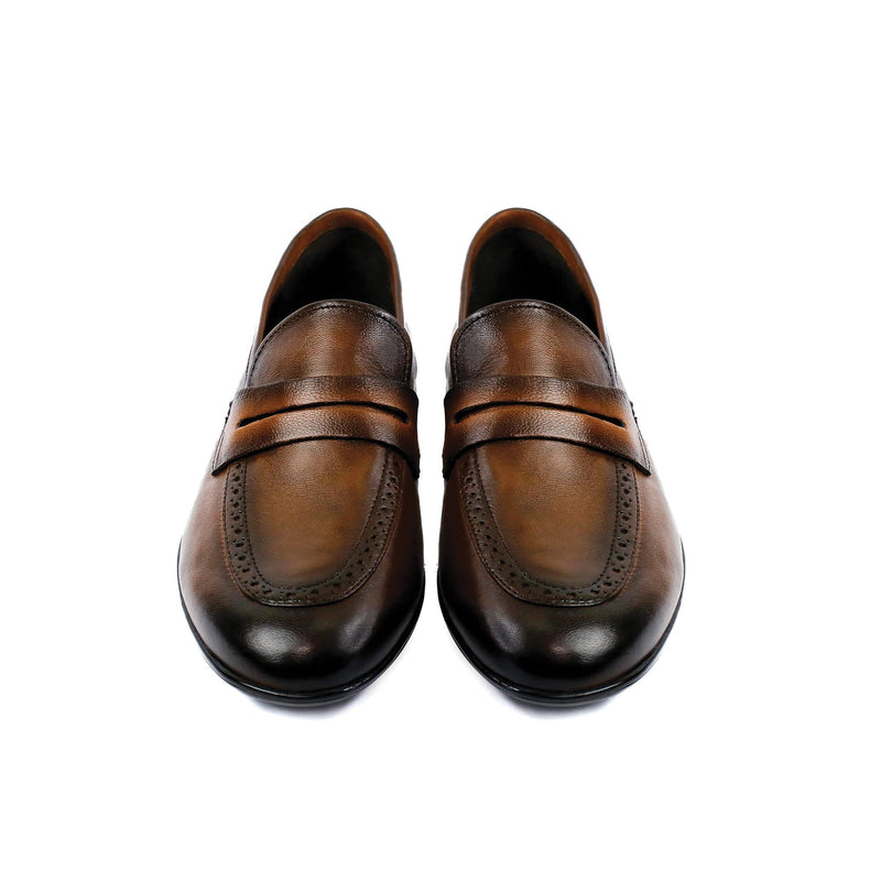 BROWN SHEEP LEATHER SHOES - Hi-Street