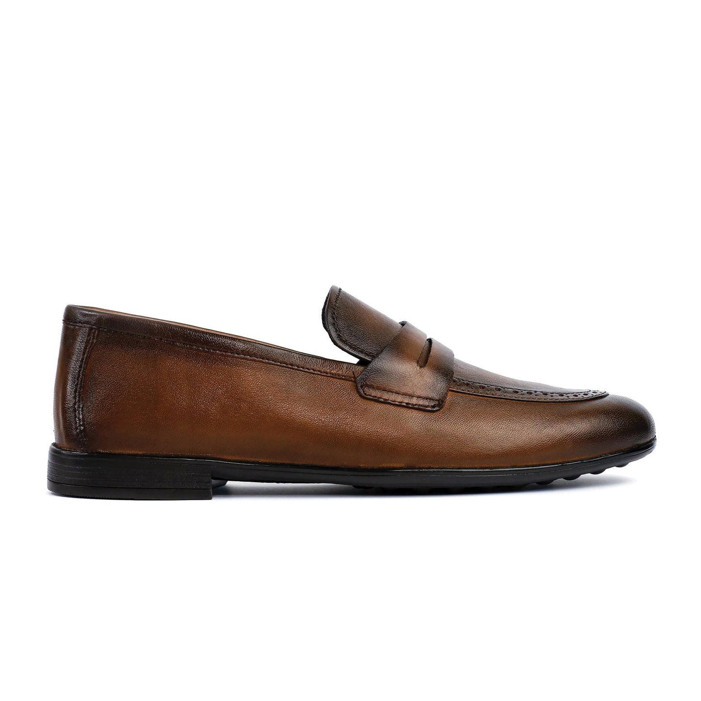 BROWN SHEEP LEATHER SHOES - Hi-Street