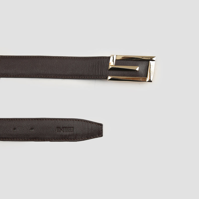BROWN SOFT LEATHER BELT - Hi-Street