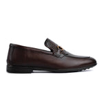 BROWN SPLIT LEATHER SHOES - Hi-Street