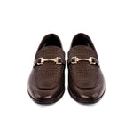 BROWN SPLIT LEATHER SHOES - Hi-Street