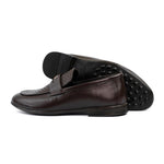 BROWN SPLIT LEATHER SHOES - Hi-Street