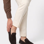 BROWN SUEDE LEATHER LOAFERS - Hi-Street