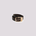 Brown Textured Leather Belt - Hi-Street