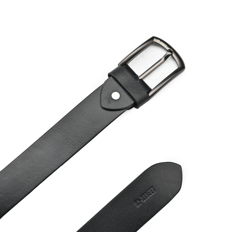 CLASSIC BLACK LEATHER BELT - Hi-Street