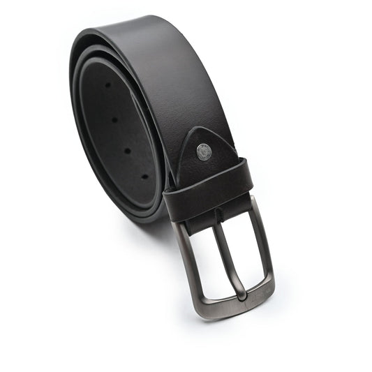 COFFEE LEATHER BELT - Hi-Street