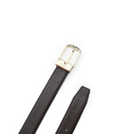 COFFEE MILT LEATHER BELT - Hi-Street