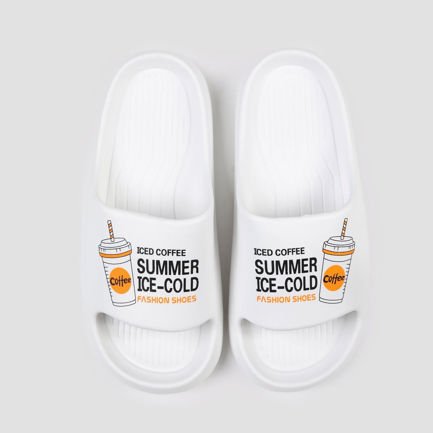 CONTRAST PRINTED COMFY SLIDER - Hi-Street