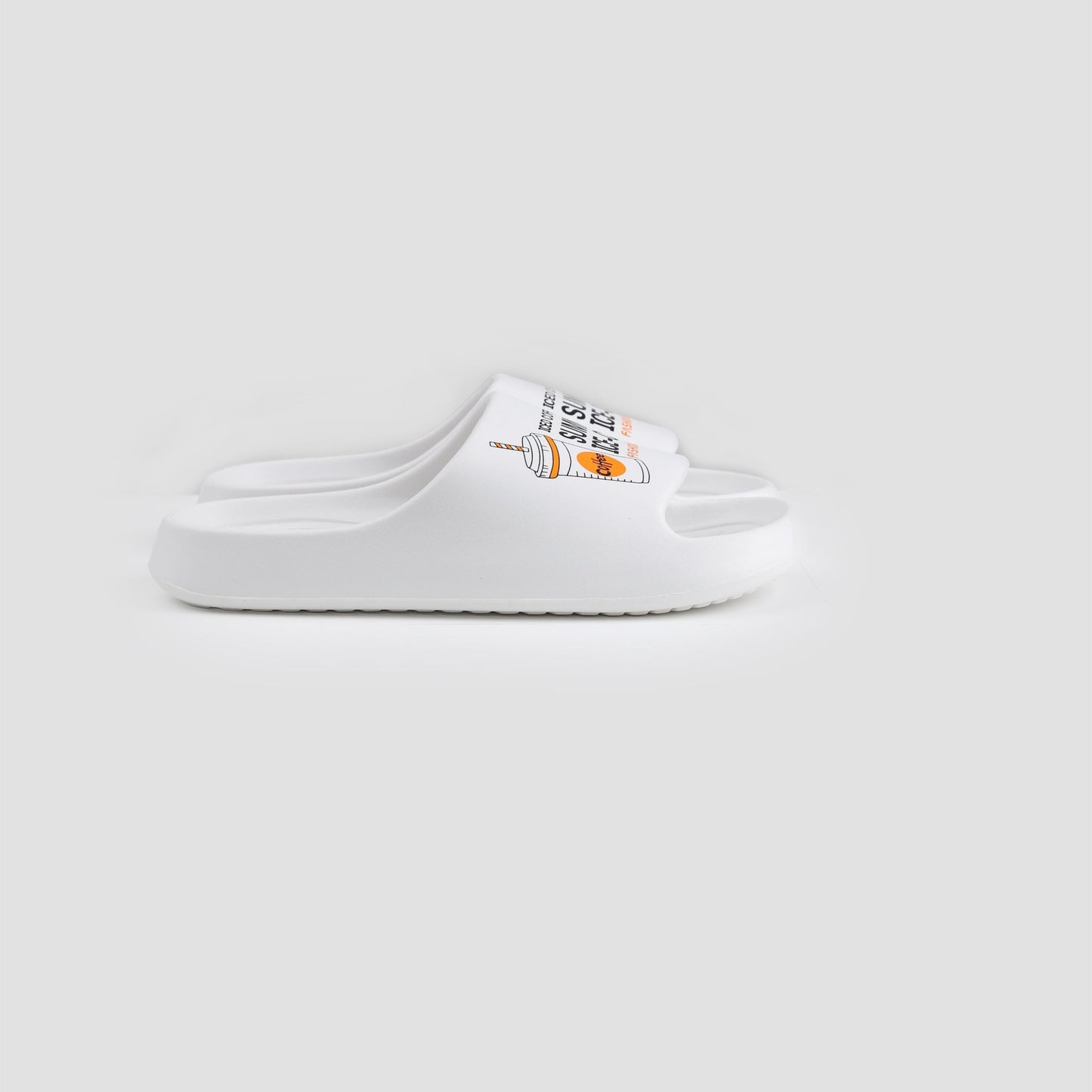 CONTRAST PRINTED COMFY SLIDER - Hi-Street
