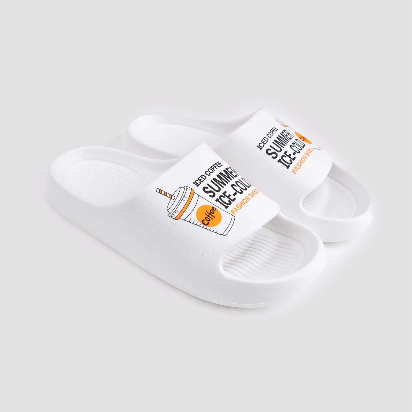 CONTRAST PRINTED COMFY SLIDER - Hi-Street