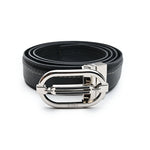 CONTRAST STITCHED LEATHER BELT - Hi-Street