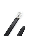 CONTRAST STITCHED LEATHER BELT - Hi-Street