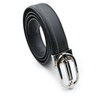 CONTRAST STITCHED LEATHER BELT - Hi-Street