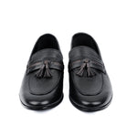 CONTRAST TASSEL LEATHER SHOES - Hi-Street