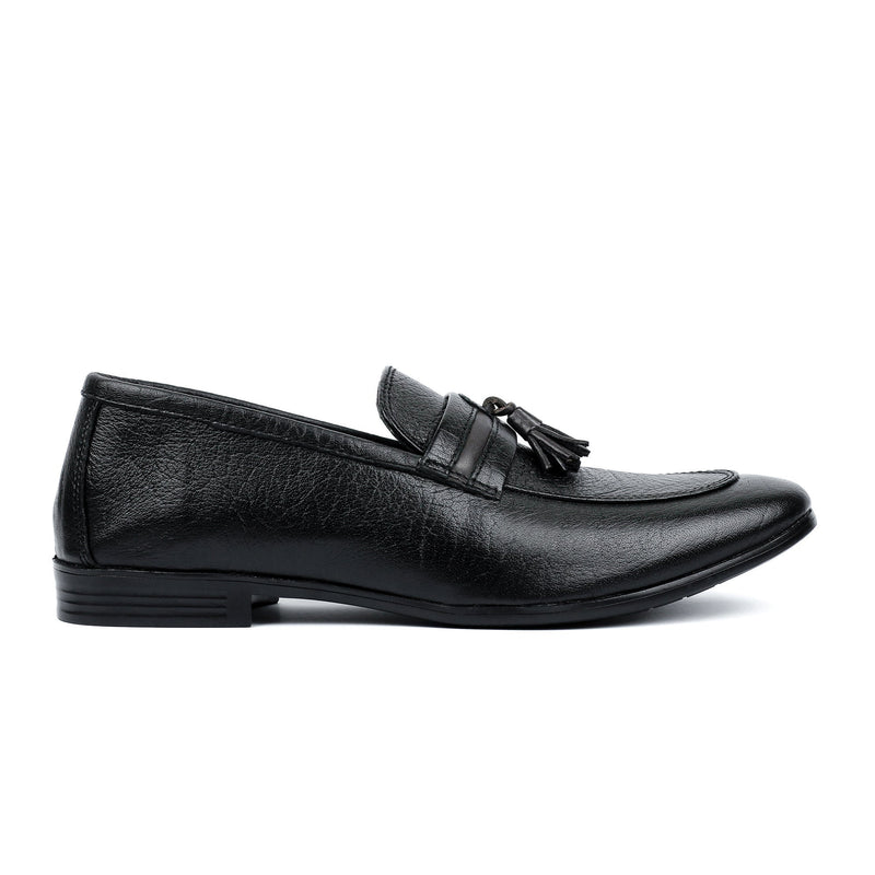 CONTRAST TASSEL LEATHER SHOES - Hi-Street