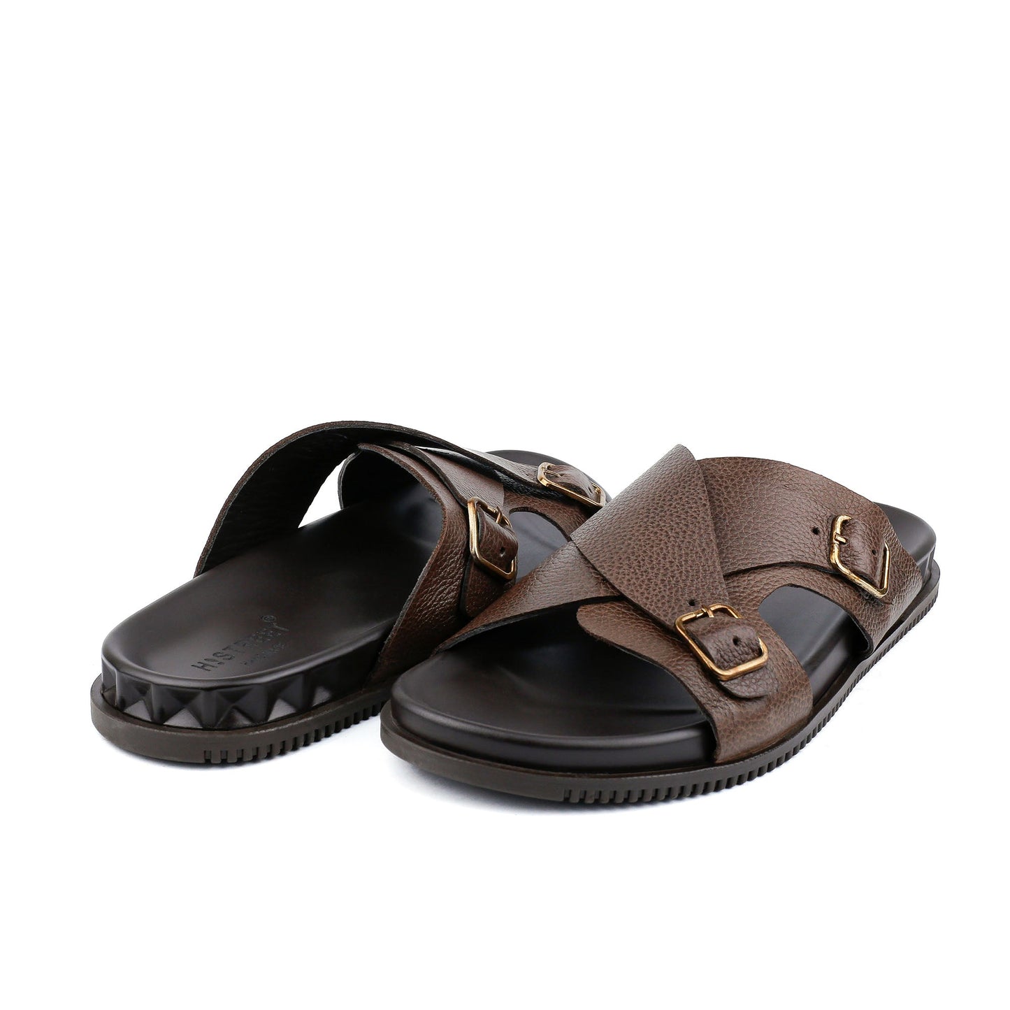 DOUBLE BUCKLE COMFORT SLIPPER - Hi-Street