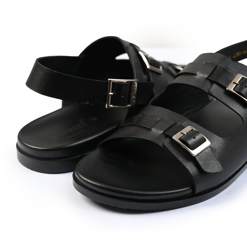 DOUBLE BUCKLE EVA SANDAL - Hi-Street