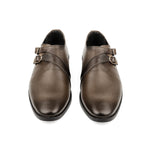DOUBLE BUCKLE LEATHER SHOES - Hi-Street