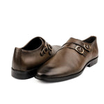 DOUBLE BUCKLE LEATHER SHOES - Hi-Street
