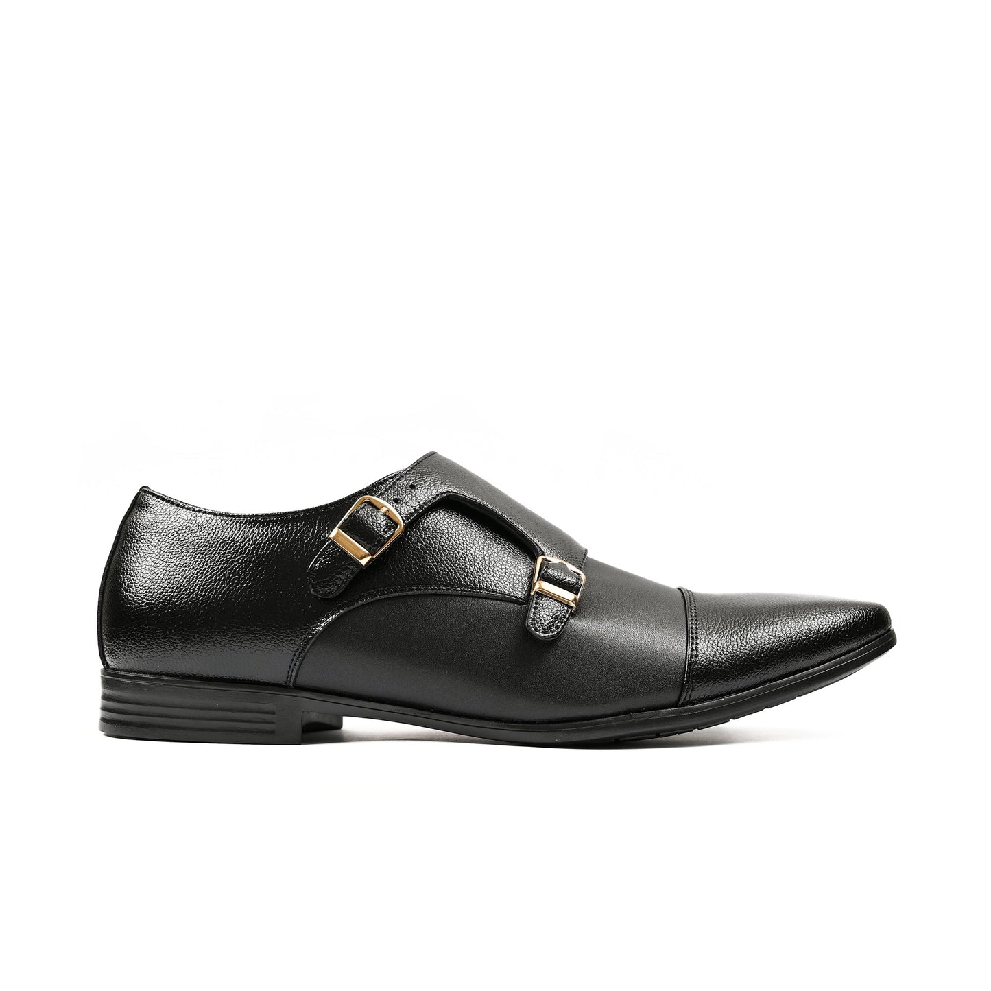 DOUBLE MONK LEARTHER SHOES - Hi-Street