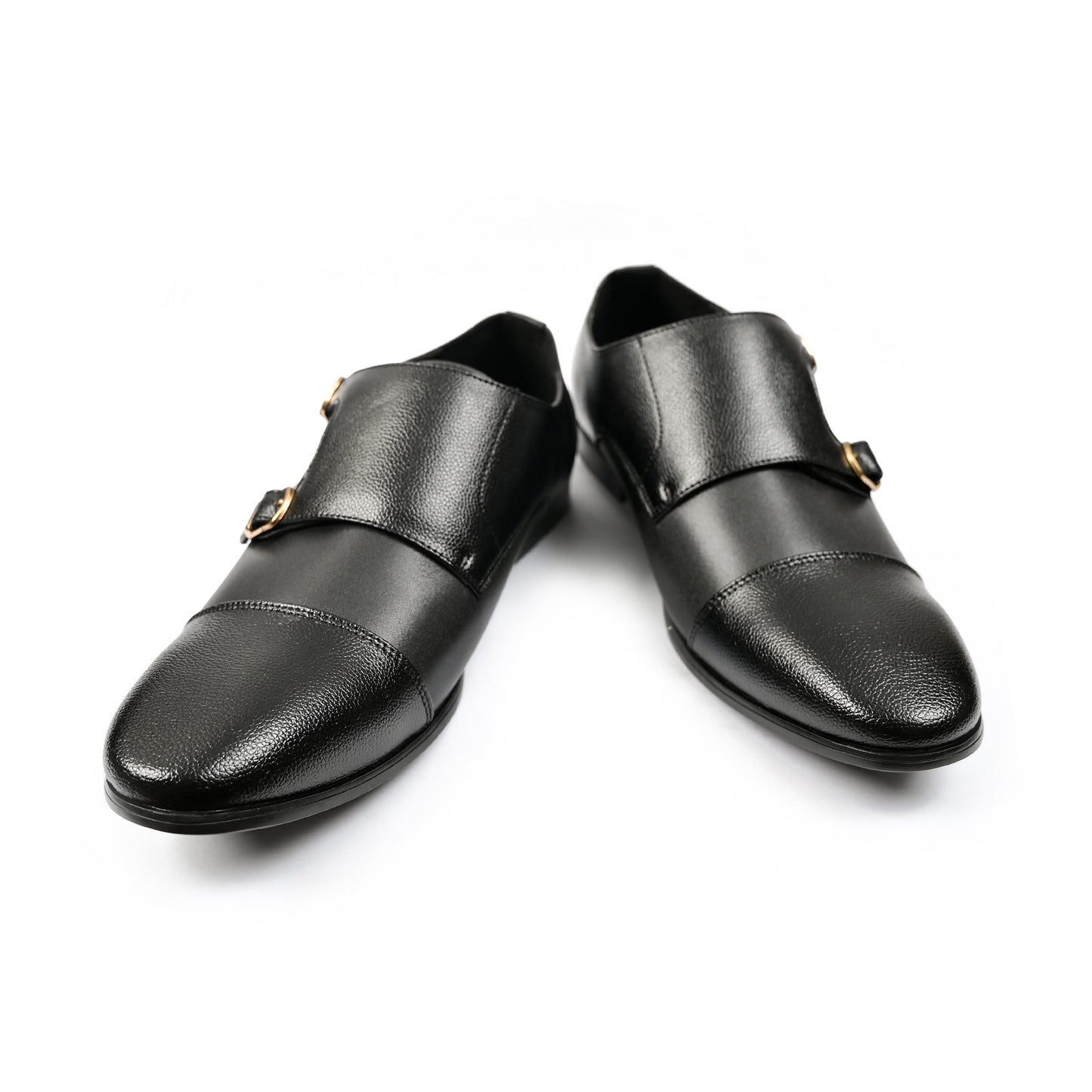 DOUBLE MONK LEARTHER SHOES - Hi-Street