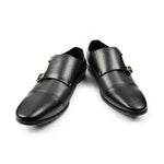 DOUBLE MONK LEARTHER SHOES - Hi-Street