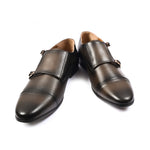 DOUBLE MONK LEATHER SHOE - Hi-Street
