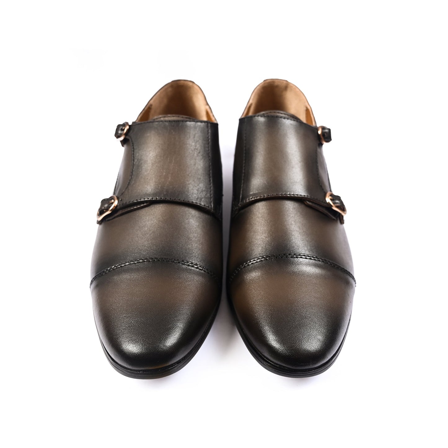 DOUBLE MONK LEATHER SHOE - Hi-Street