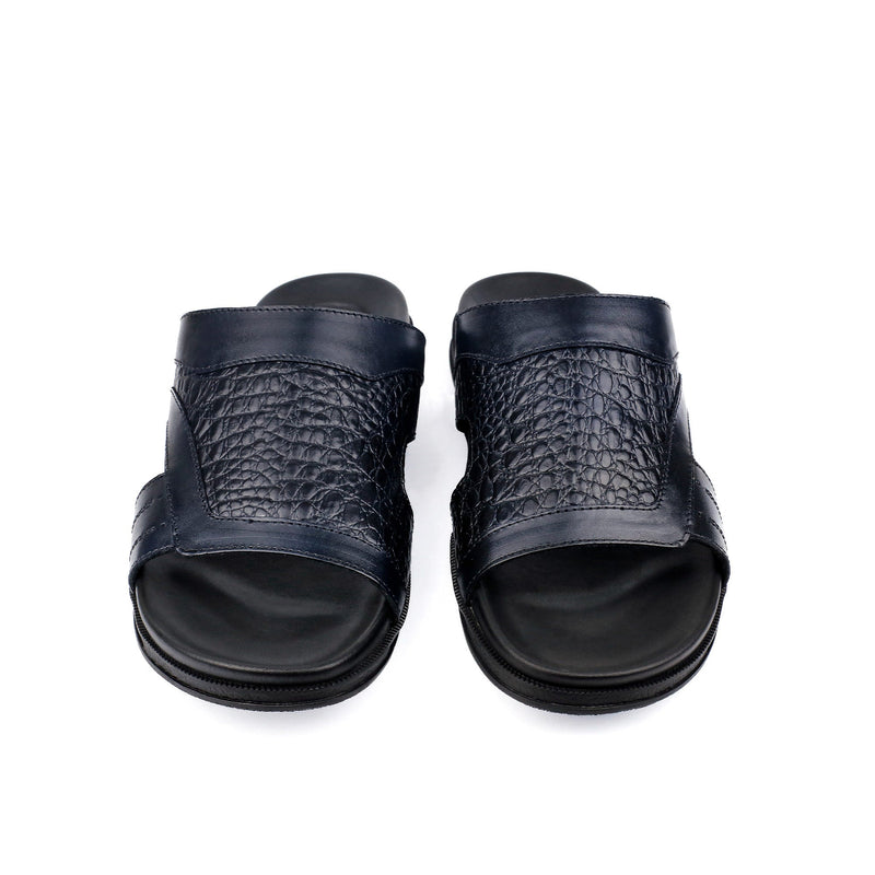 DUAL TONE COMFY NAVY SLIPPER - Hi-Street