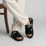 DUAL TONE COMFY SANDAL - Hi-Street