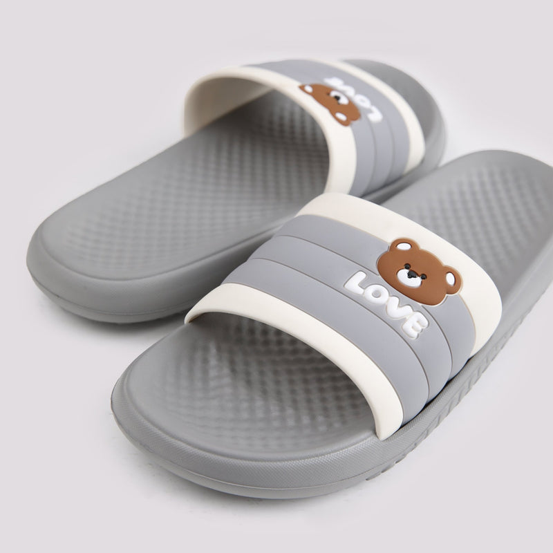 GREY DOTED MASSAGE E.V.A SLIDER - Hi-Street