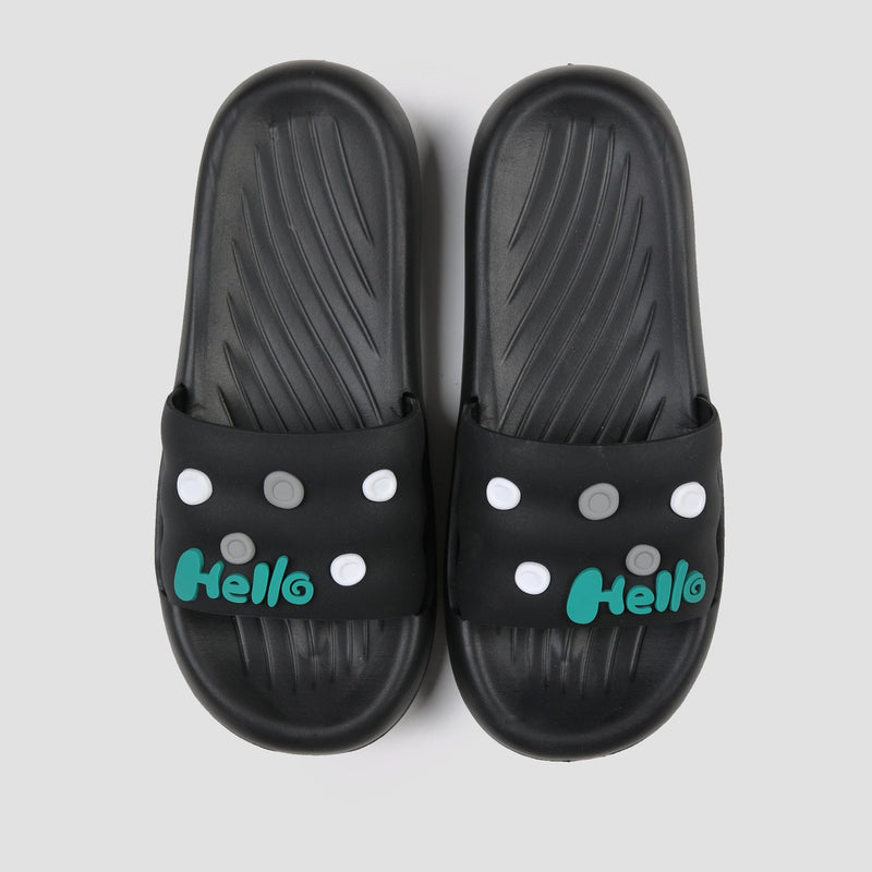 HELLO PRINTED COMFY SLIDER - Hi-Street