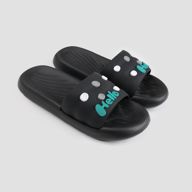 HELLO PRINTED COMFY SLIDER - Hi-Street