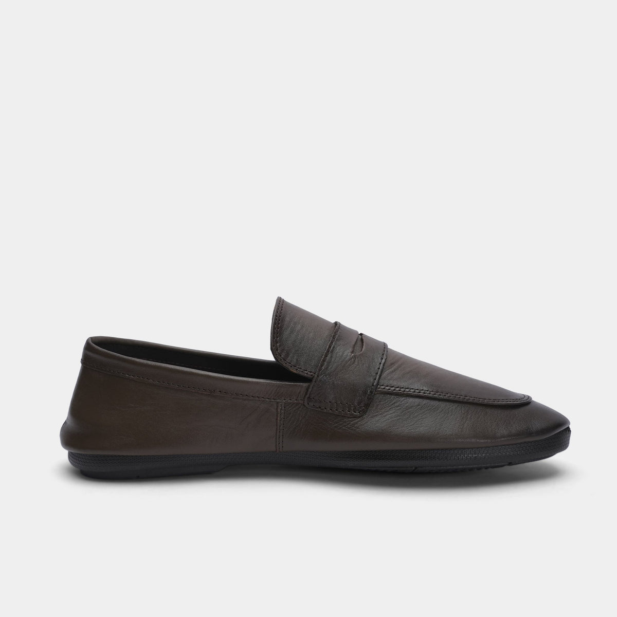 KASTANI PLAIN LEATHER MOCCASINS - Hi-Street