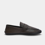 KASTANI PLAIN LEATHER MOCCASINS - Hi-Street