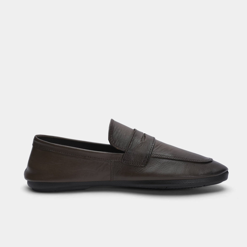 KASTANI PLAIN LEATHER MOCCASINS - Hi-Street